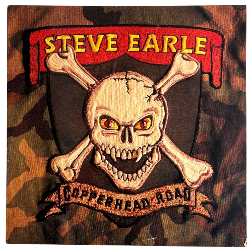Steve Earle Copperhead Road Vinyl LP 1988 UNI Records UNI-7 Country Rock Album